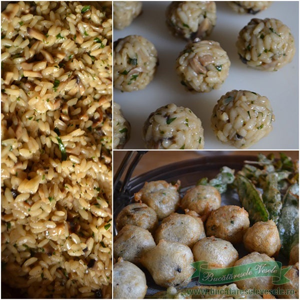 preparare-risotto-tempura-22-Medalioane de vita cu sos de gorgonzola