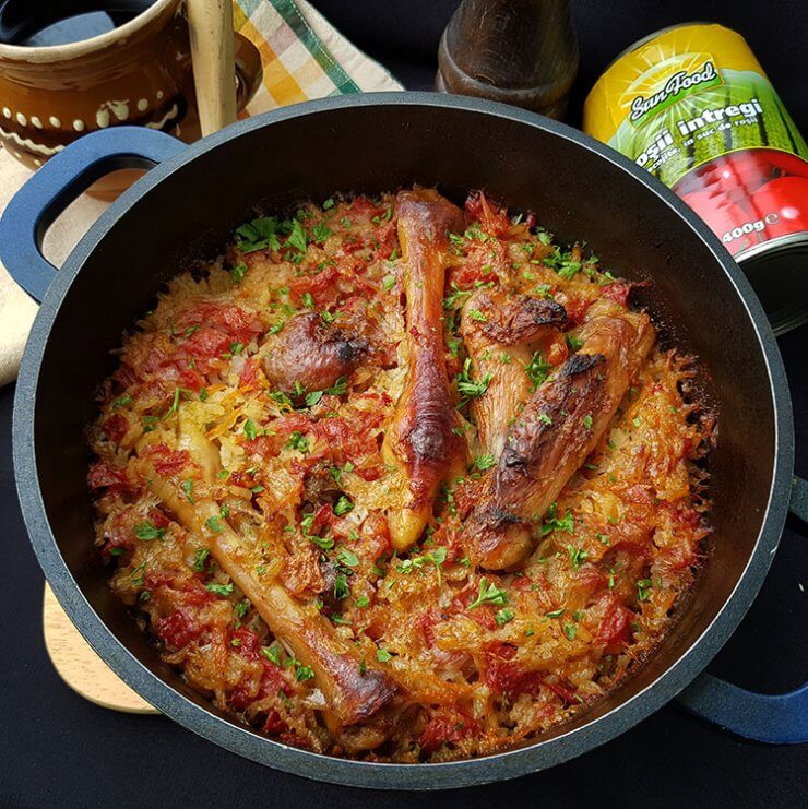 Pilaf de orez cu pui Bucataresele Vesele